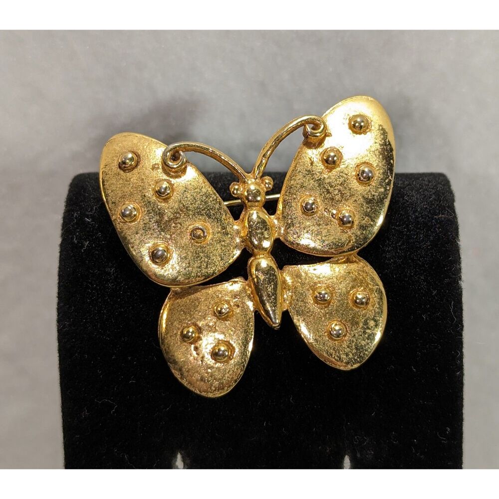 Vintage Robert Zentall Butterfly Brooch
